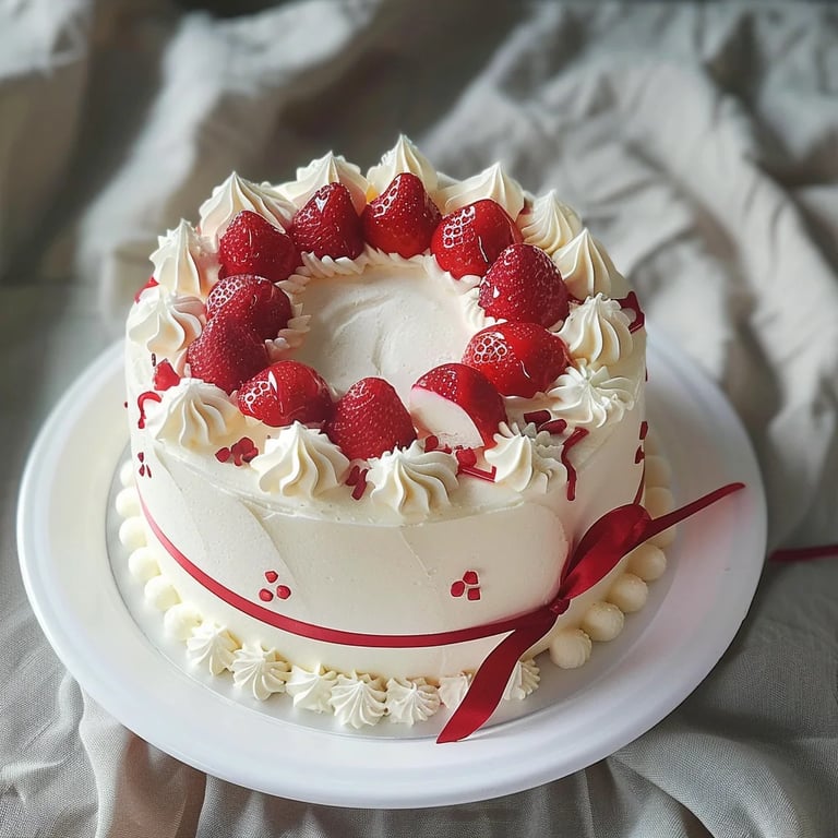 Pastel Simple de Vainilla