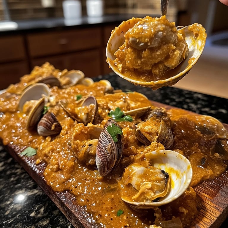 Almejas a la marinera