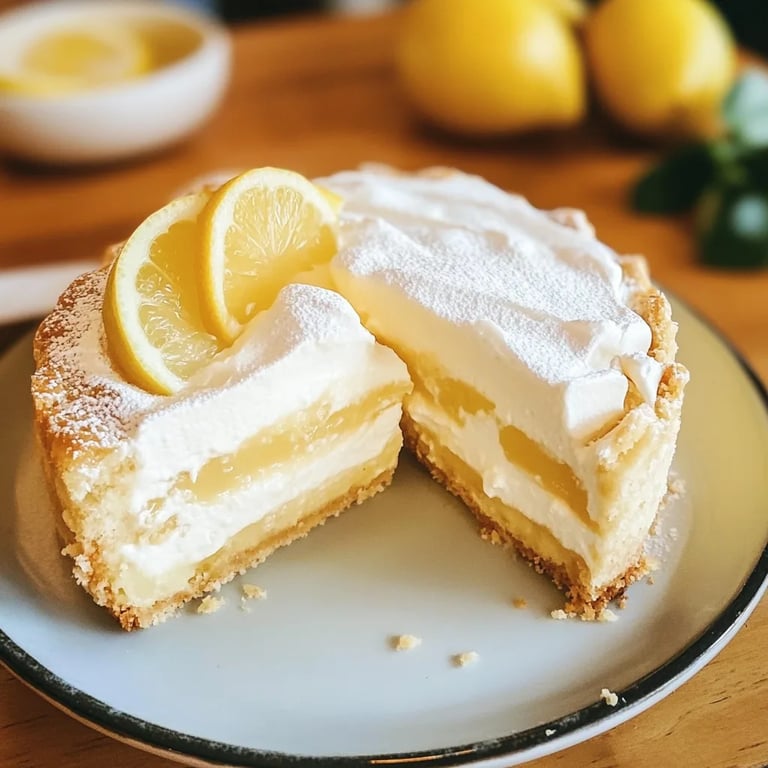 Tarta de limón y mascarpone