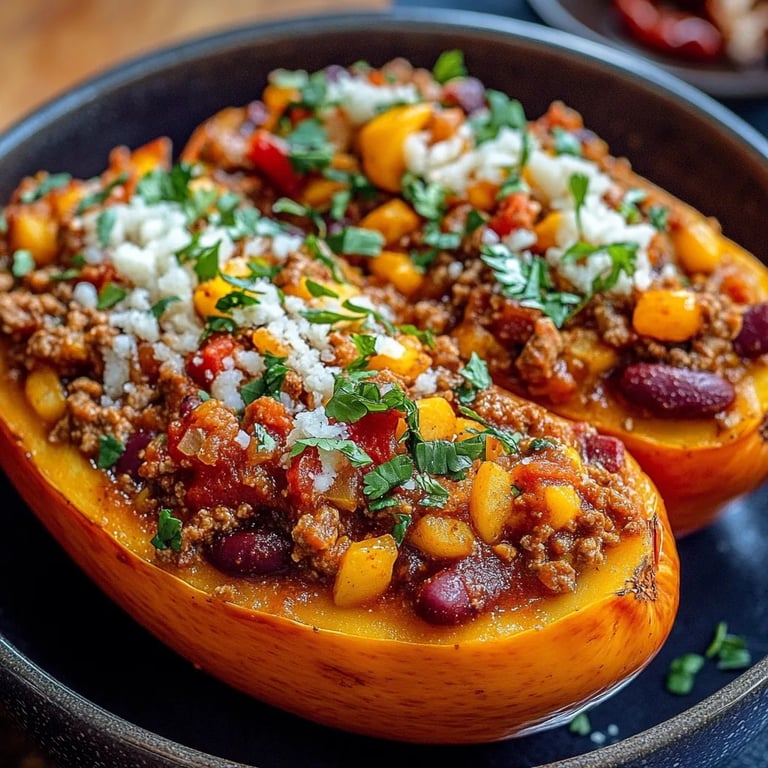 Calabaza Rellena con Chili con Carne: Una Increíble Receta Última