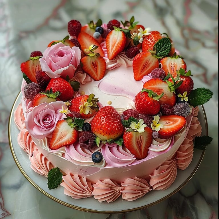 El mejor pastel de fresas de todos los tiempos