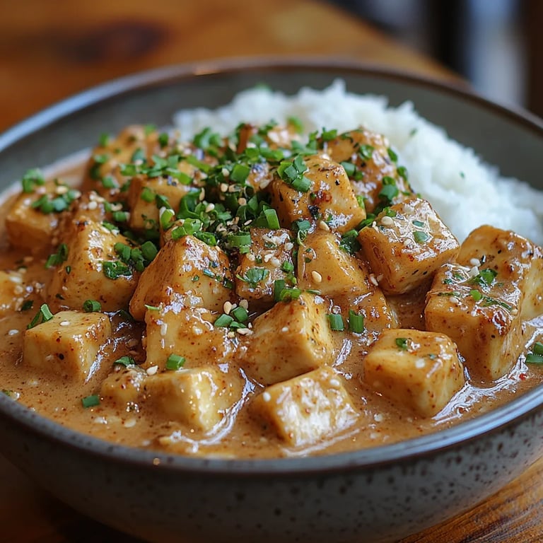 Tofu con Cacahuate y Arroz de Coco: Una Increíble Receta Esencial