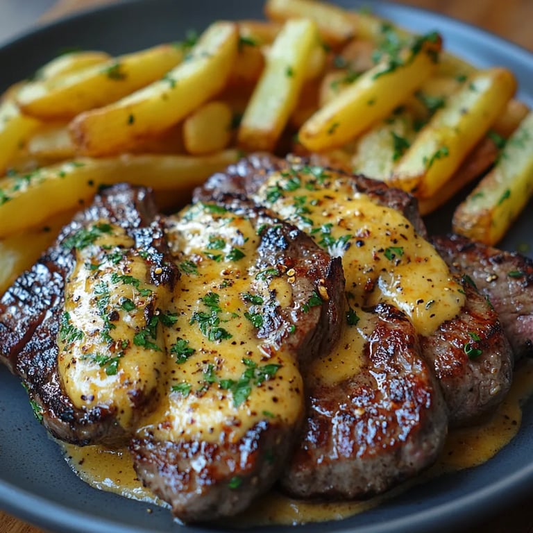 Bistec con Papas Fritas y Salsa Bearnese: La Increíble Receta Última