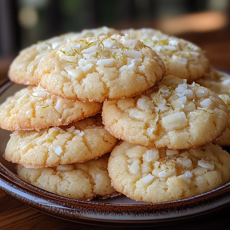 Galletas Arrugadas de Coco y Lima: Una Increíble Receta para Sorprender