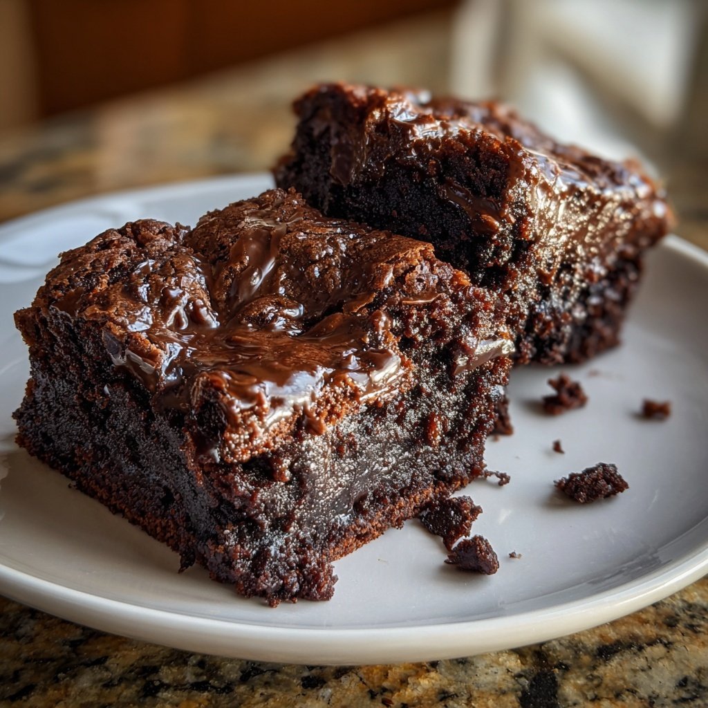 Brownies Fudge de Requesón