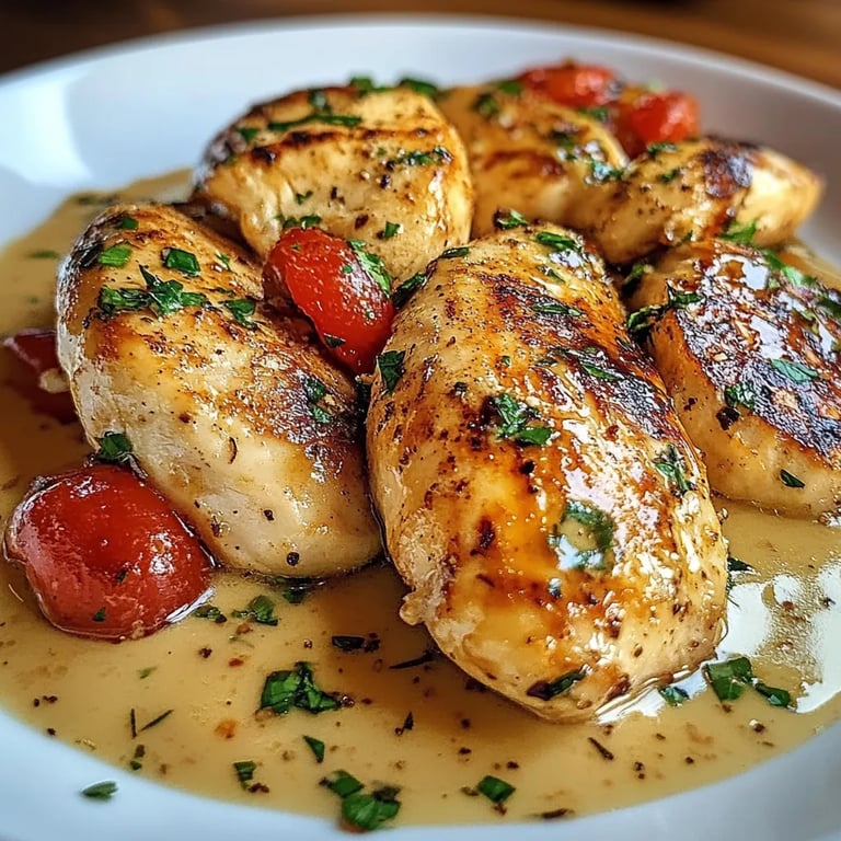 Filete de Pollo en Salsa Cremosa de Ajo y Parmesano: Una Increíble Receta Esencial