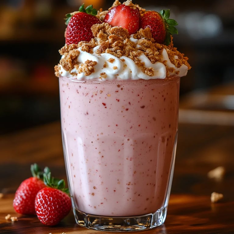 Batido Proteico de Tarta de Fresa: Una Increíble Receta Última