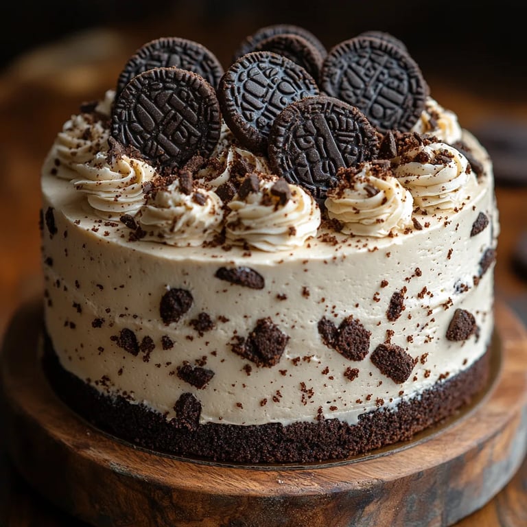 Pastel de Oreo con crema de mantequilla de café y Oreo: Una Increíble Receta Última