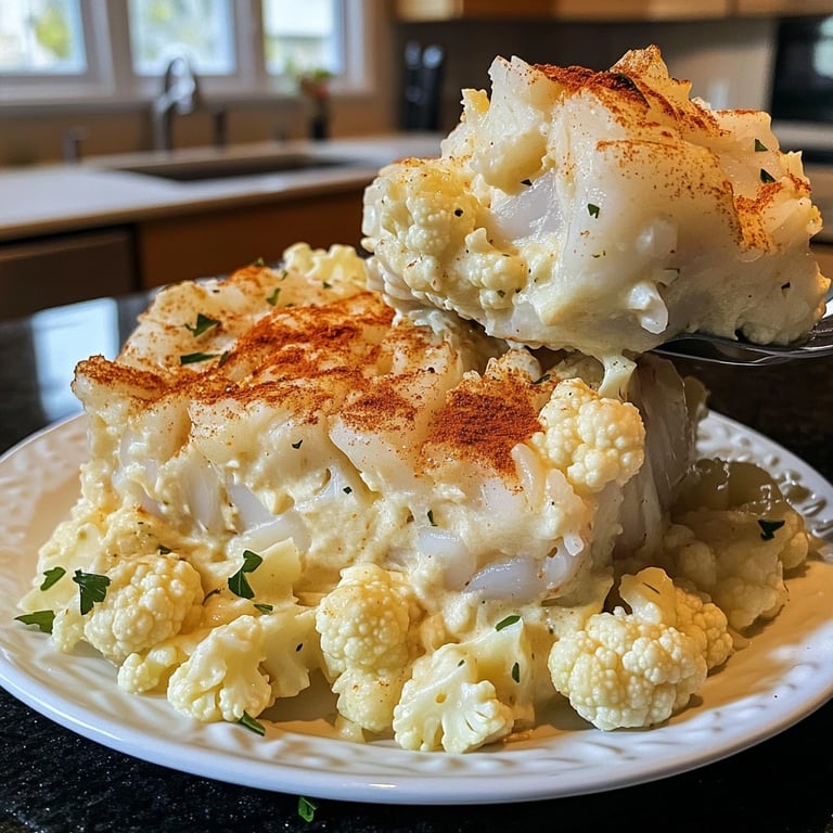 Bacalao con coliflor