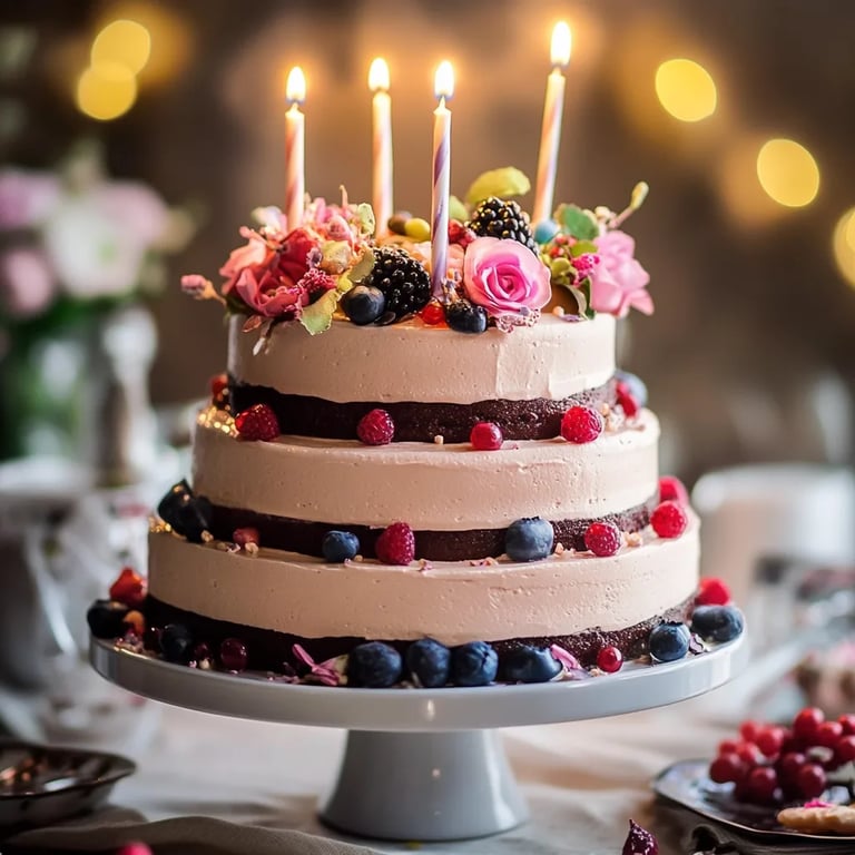 Ideas de decoración de tortas de cumpleaños