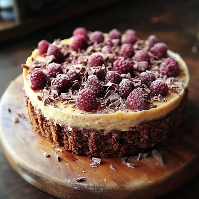 Tarta de Chocolate y Frambuesa