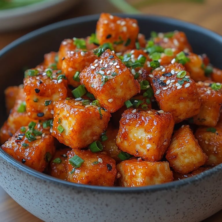 Bocados Crujientes de Tofu Estilo Búfalo: Una Increíble Receta Última