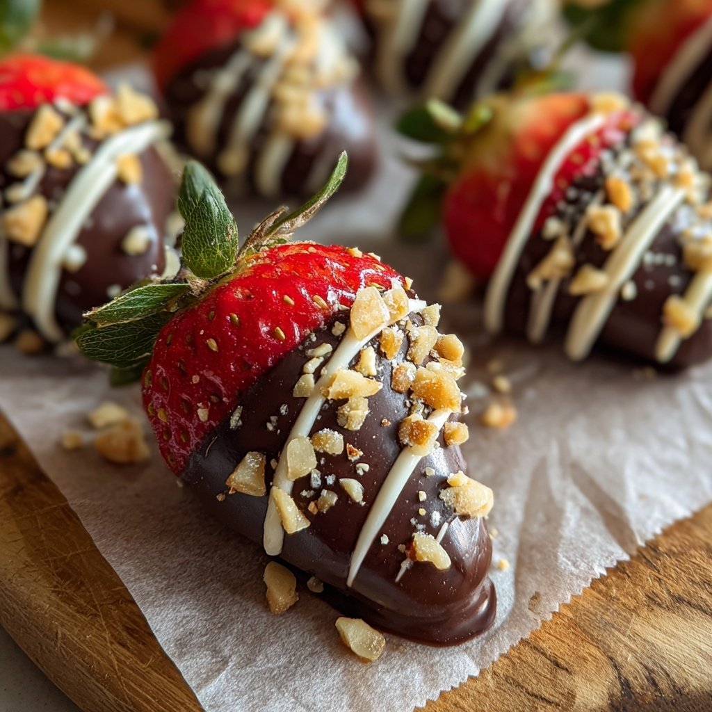 Dippers de fresa con chocolate de Dubái