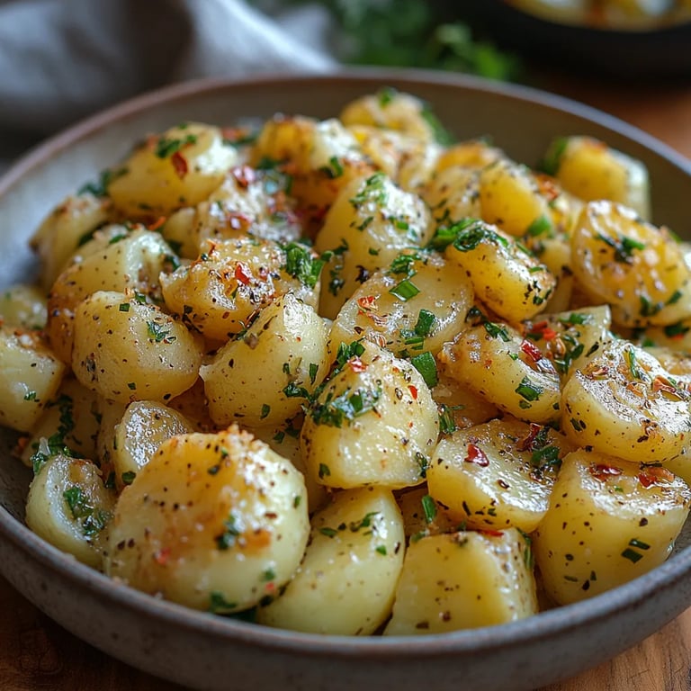 Ensalada de papa con hierbas: Una Increíble Receta Esencial de 7 Ingredientes