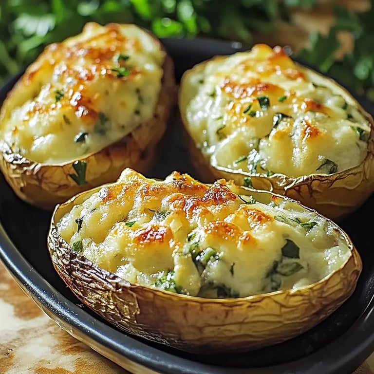 Papas Rellenas con Queso y Espinaca: Una Increíble Receta Última