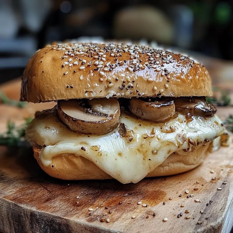 Sándwich de Qeso y Champiñones: Una Increíble Receta Última