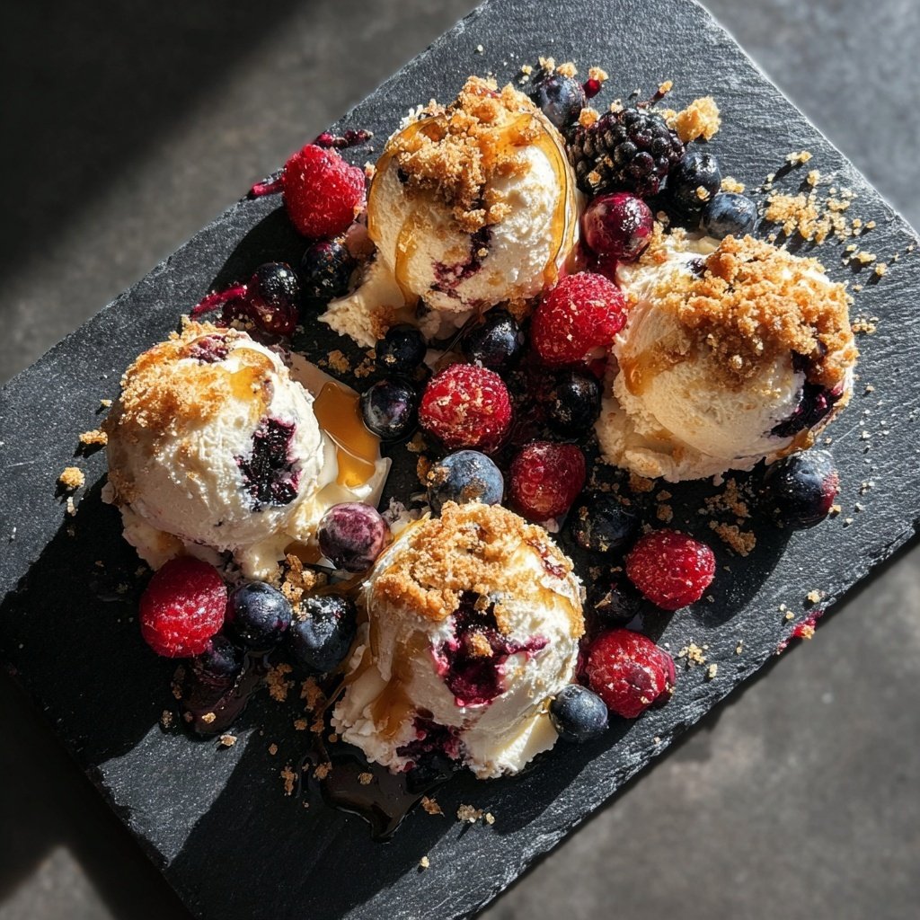 Bocaditos crujientes de yogur congelado
