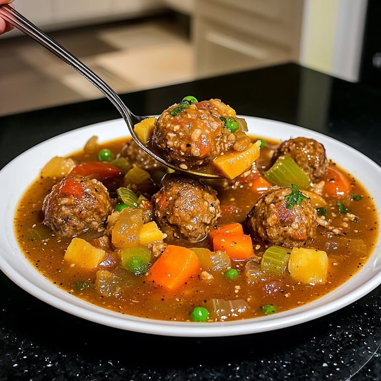 Cocido navideño con pelotas
