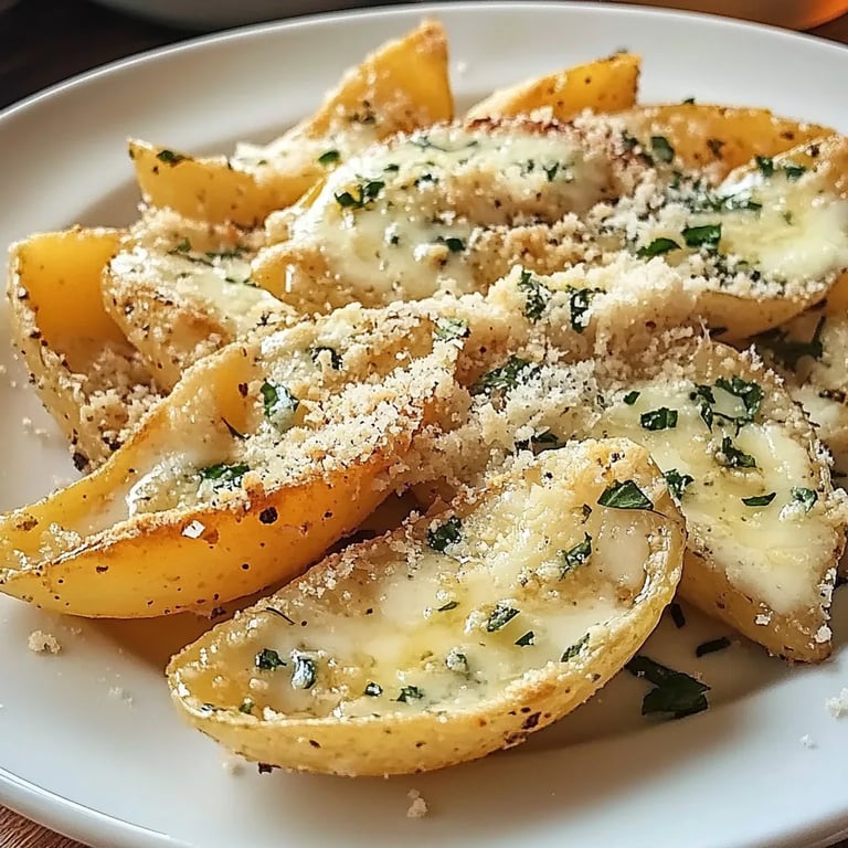Papas especiadas con parmesano