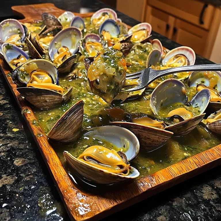 Deliciosas Almejas a la Marinera