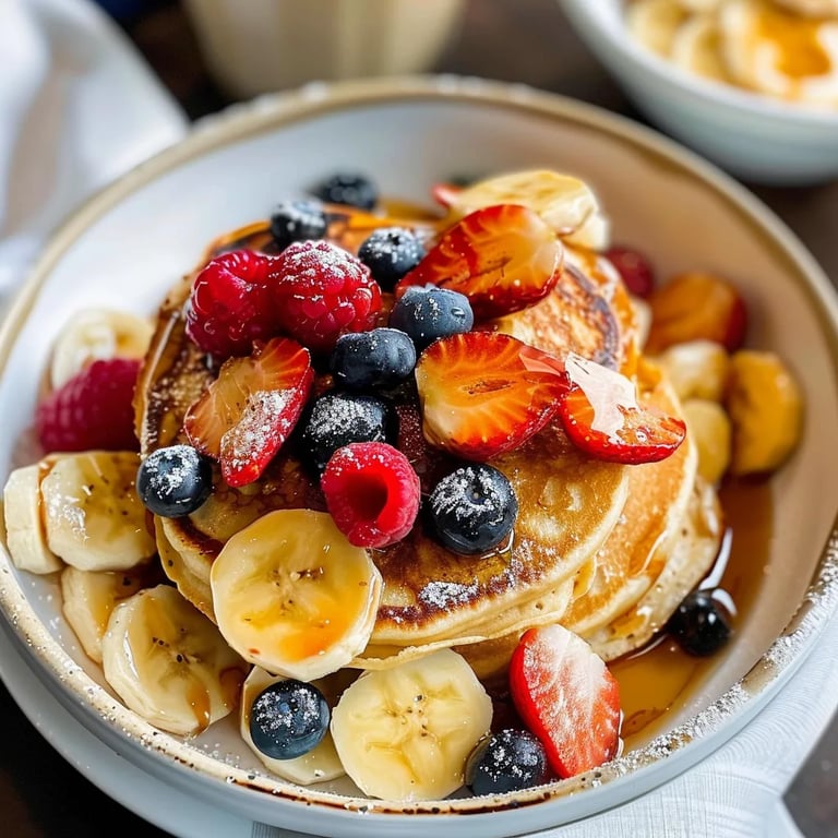Cereal de panqueques saludable