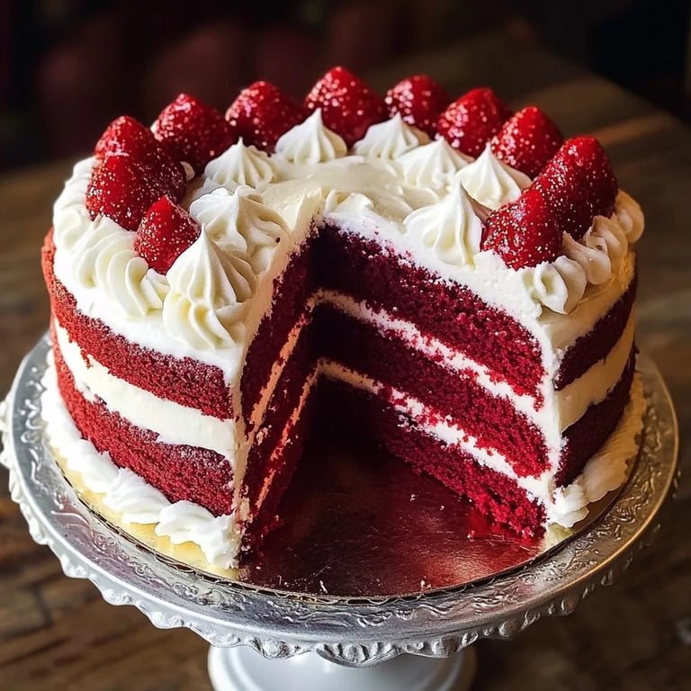 Pastel de Cumpleaños de Terciopelo Rojo: Una Increíble Receta Secreta