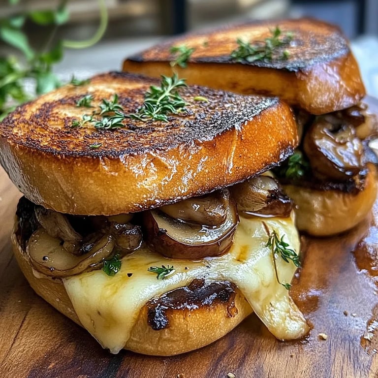 Sándwich de Qeso y Champiñones: Una Increíble Receta Última