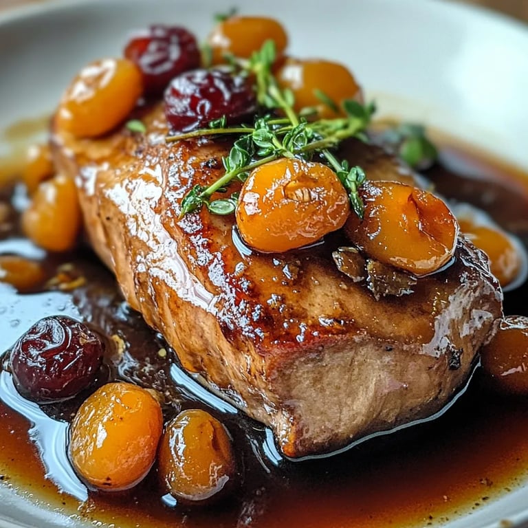Solomillo de Cerdo en Salsa con Ciruelas y Orejones: Una Increíble Receta Secreta