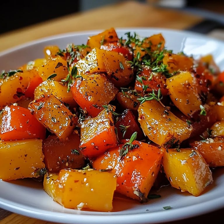 Calabaza Asada Sabrosa con Ajo y Hierbas: Una Increíble Receta Esencial