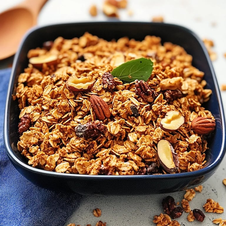 Granola de Calabaza, Arce y Nueces Pecanas: Una Increíble Receta Última