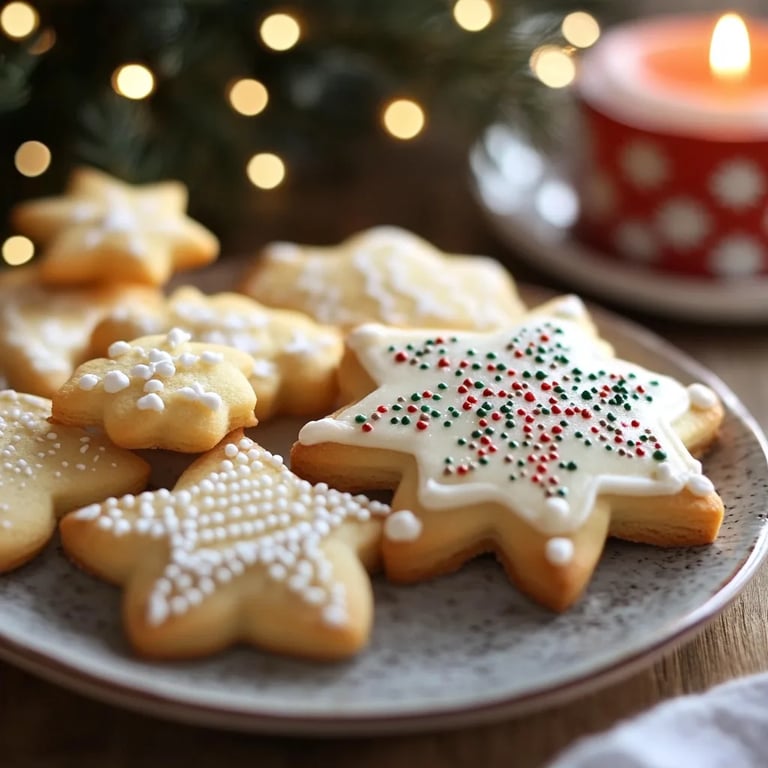 Galletas de mantequilla navideñas