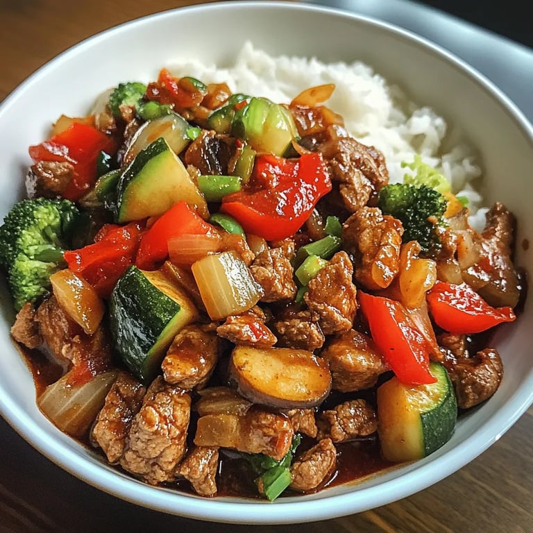 Tazón de Carne Molida Salteada Picante: Una Última Receta Increíble