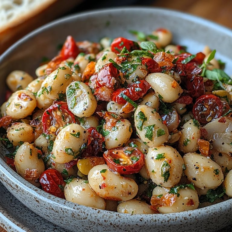 Ensalada de Frijoles Marinados con Tomate Seco: Una Increíble Receta Última