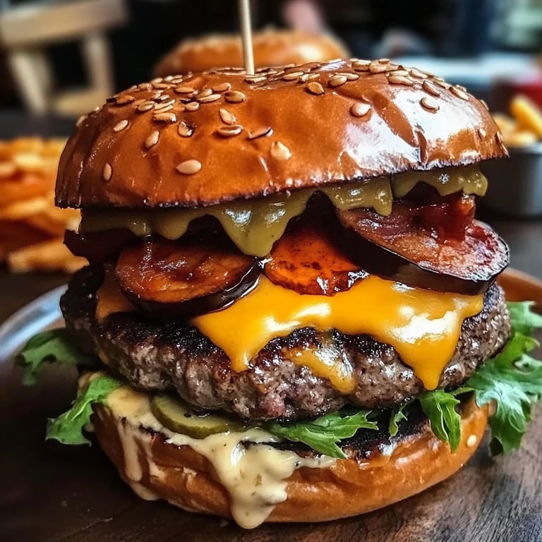 Hamburguesa Monster: Una Increíble Receta Última para Sorprender