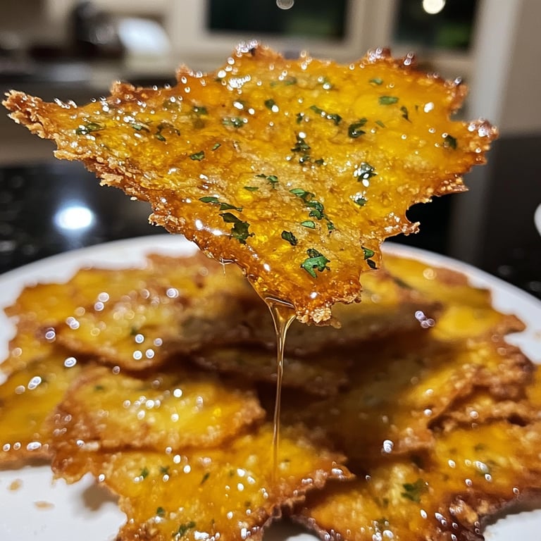 Crujientes de dátiles con beicon y queso de cabra