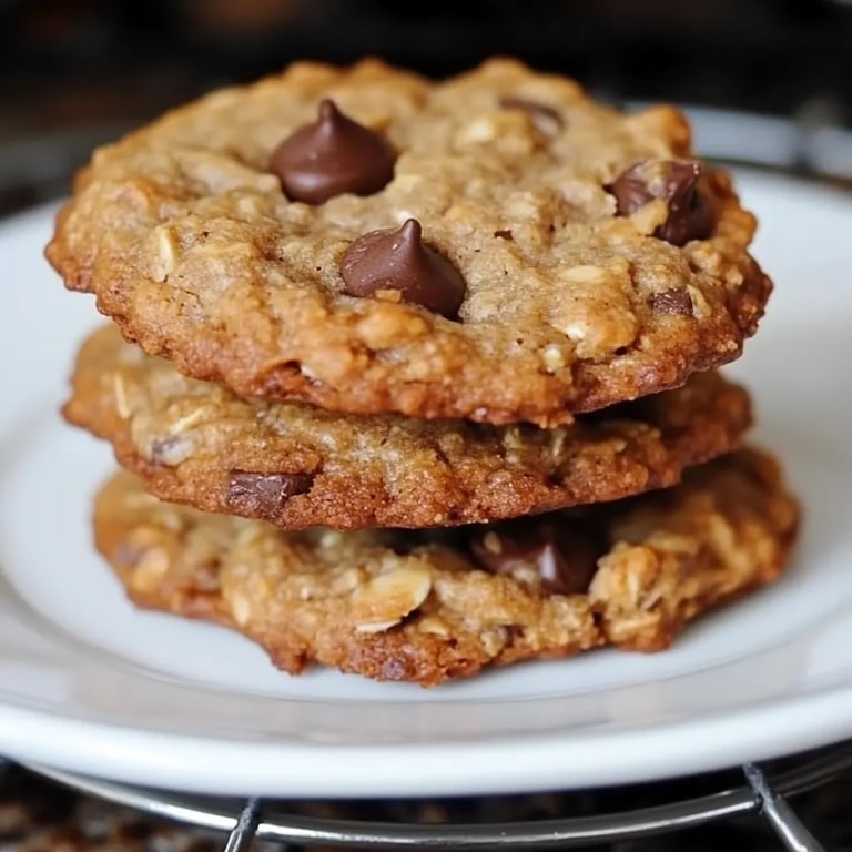 Galletas de Avena con Chispas de Chocolate y Pasas