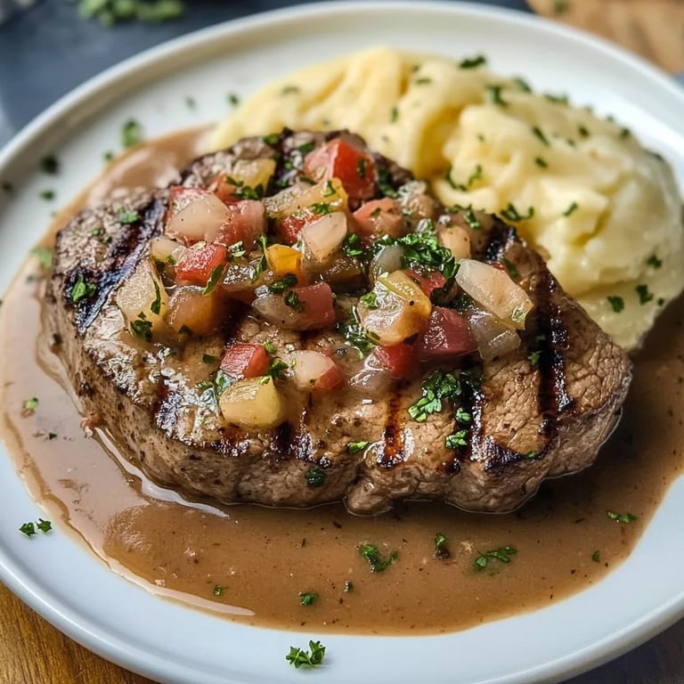 Bistec Jugoso con una Salsa Cremosa Increíble: El Último Secreto que Apreciarás