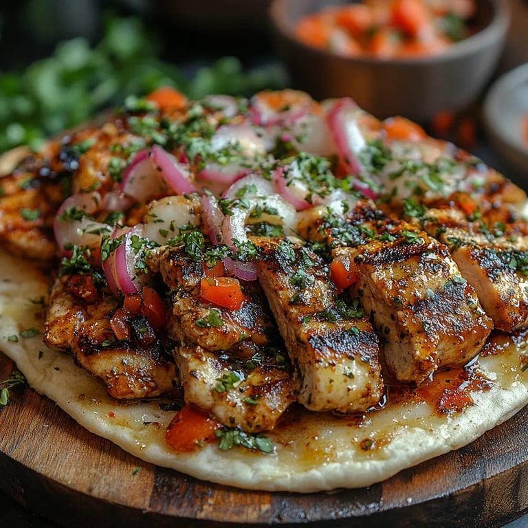 Shawarma de Pollo con Salsa Cremosa de Ajo: La Increíble Receta Secreta